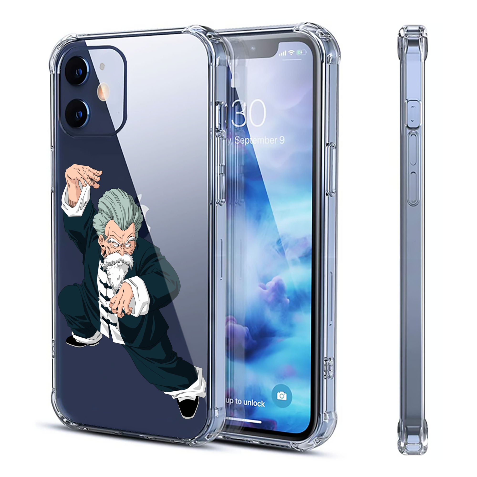 （画像用） ドラゴンボール DRAGON BALL 【iPhone 12シリーズ対応】透明スマホケース（クリアソフトケース）